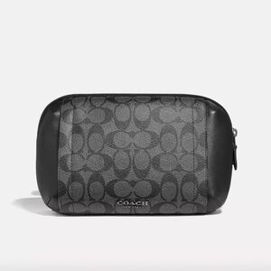 Graham Utility Pack In Signature Canvas in Gunmetal/Charcoal/Black